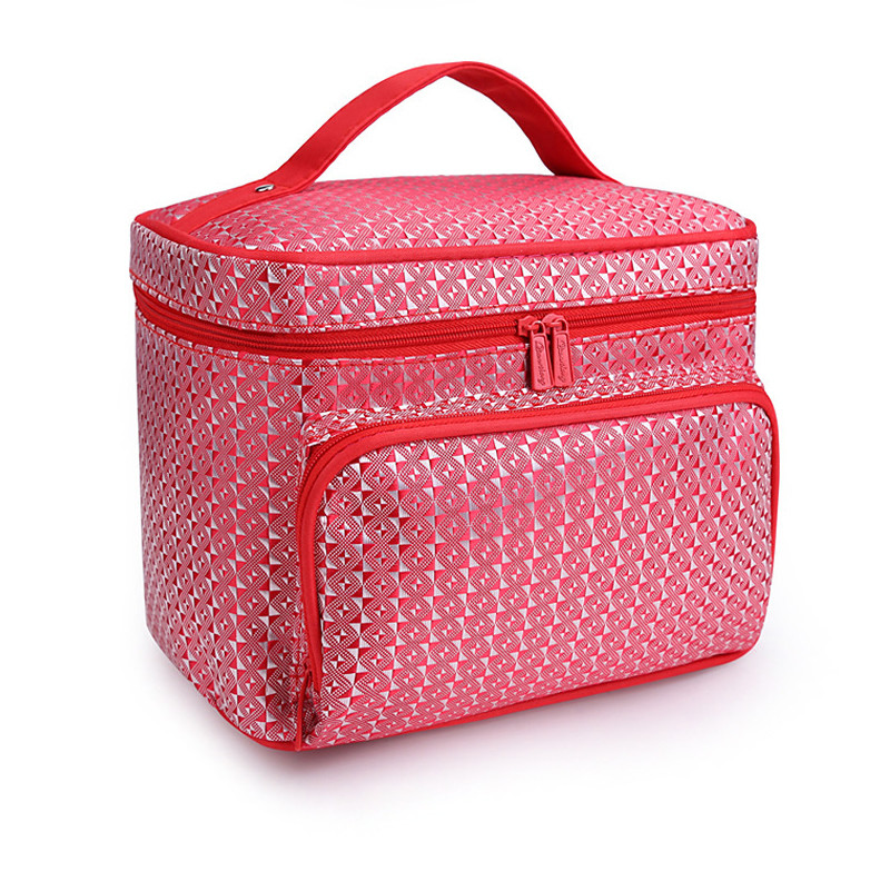 Waterproof Travel Accessories Make Up Bag With Brush Pockets For Women
