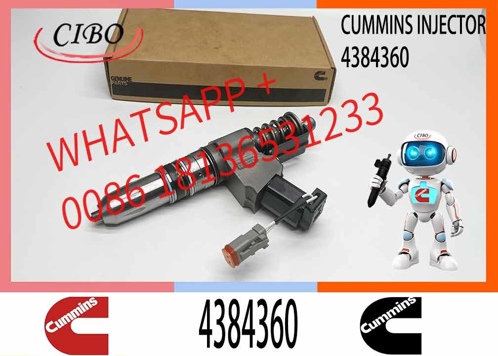 Factory OEM quality Brand New Diesel Common Rail Fuel Injector Assembly 4307516 3087560 4384360 for C ummins N14 engine