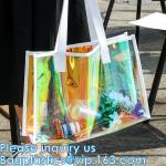 Female Holographic Transparent Handbags Women Beach Bag Sac Hologram Laser Clear