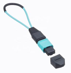 Wholesale 0.3m 12 Core SM MM Female Male MPO MTP Loopback from china suppliers