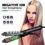 Titanium Ceramic Steam Hair Straightener Ultralight Portable Chargeable