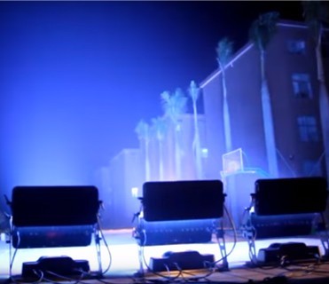 IP65 Outdoor Wall Washer Led Lighting , 72x8w RGBW 4 / 8 Channels Dmx Rgb Led Flood Lights