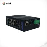 Industrial 8-Port 10/100/1000T 802.3at PoE + 4-Port 100/1000X SFP Managed