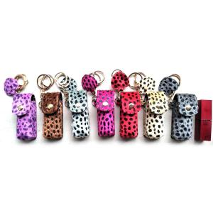 Wholesale Lipstick Bag Personalized Leather Keychain from china suppliers