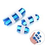 Chinese manufacturer metal finger splint S M L size hand brace blue color