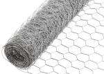 1 inch Galvanized Hexagonal Wire Mesh Netting Silver 0.7mm Diameter For Cage