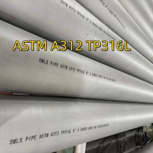 Wholesale ASTM A312 Aisi 316l SMLS Pipe TP316L Stainless Steel Seamless Pipe 325*6*6000mm from china suppliers
