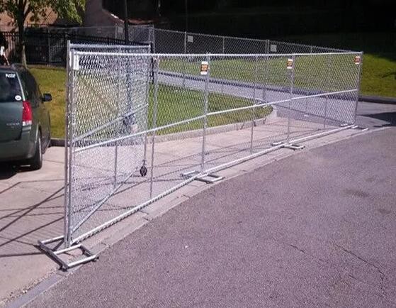 Residential 6ft X 12ft Chain Link Construction Fence Mobile Temporary