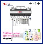 CE Volumetric Bottle Dishwashing Liquid Filling Machine For Baby Cleanser