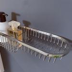 Double Layer Bathroom Shelves Corner Wall Rack Sus304 Bath Basket