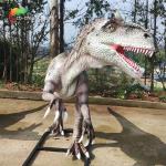 Amusement Park Large Fibreglass Animals Life Size Allosaurus Animatronic Eco