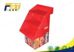 Retail Promotional Cardboard Dump Bins 4C Color Printed 100% Recyclable Easy