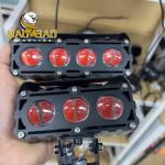 40 Watts 50 Watts Full Metal Red Devil Eyes White Yellow Dual Color Motorcycle