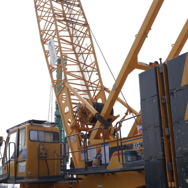 600 Liters Fuel Tank 60Meters Boom Construction Crawler Crane Crawler Mounted