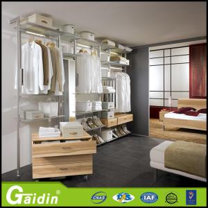 Wholesale high quality home furniture aluminum pole system easy diy aluminum wardrobe for bedroom from china suppliers