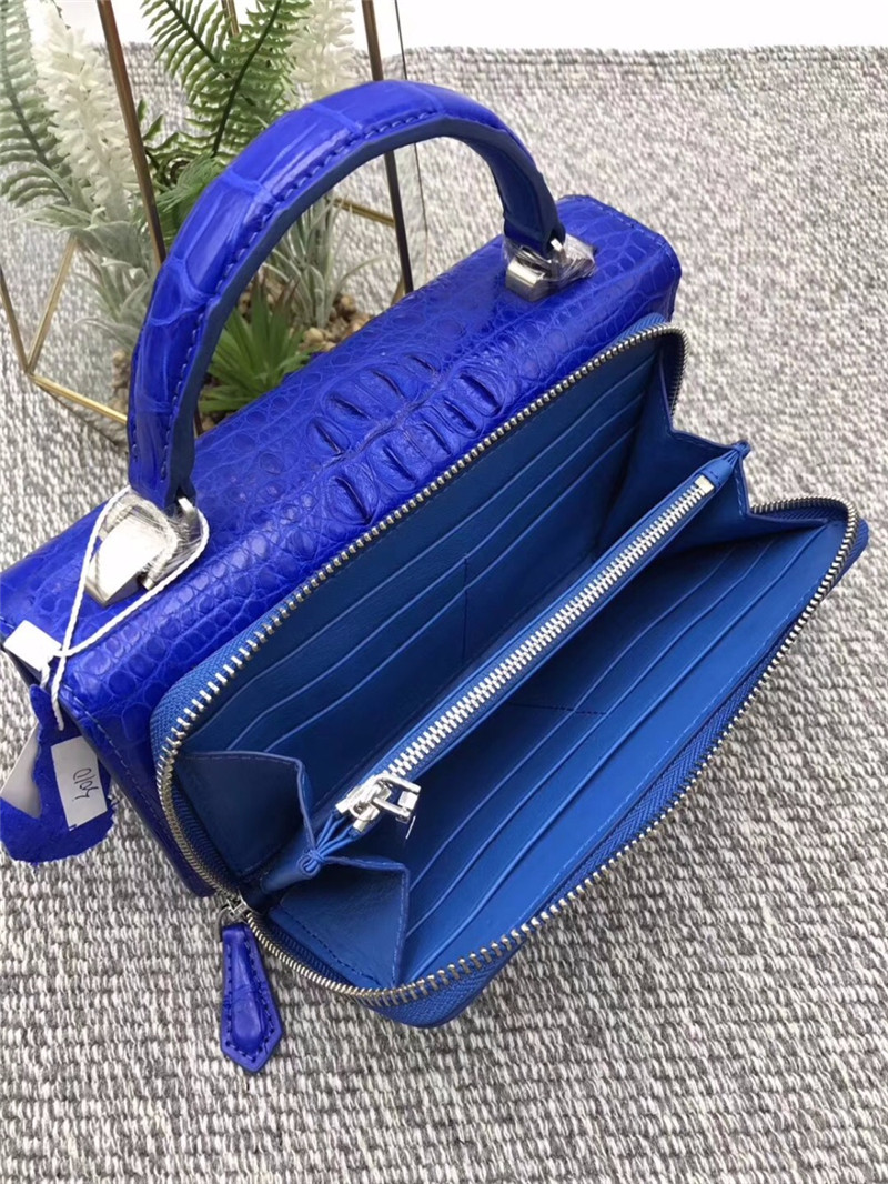 Fashion Genuine Crocodile Leather Women Small Mini Handbag Lady Purse Authentic Alligator Skin Female Cross Shoulder Bag