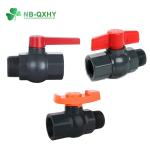 Low Temperature PVC/CPVC/UPVC Ball Valve ABS Handle BS Standard Male/Female