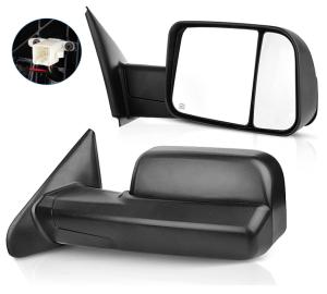 Wholesale Weatherproof Black Side View Mirrors Car Exterior Mirror Plane Glass For Dodge Ram from china suppliers