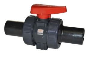 Wholesale DN20 Grey UPVC True Union Ball Valve Acid Resistant Multipurpose from china suppliers