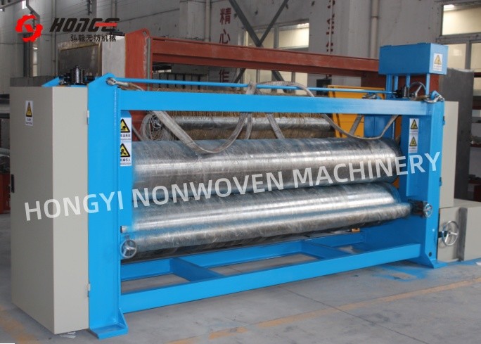 CE Two Roller Nonwoven Calender Hot Roller Machine For Thermal Bonding Wadding Production Line