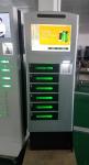 Restaurant Mall UV light Cell Phone Charging Station kiosk tower With Advertisin