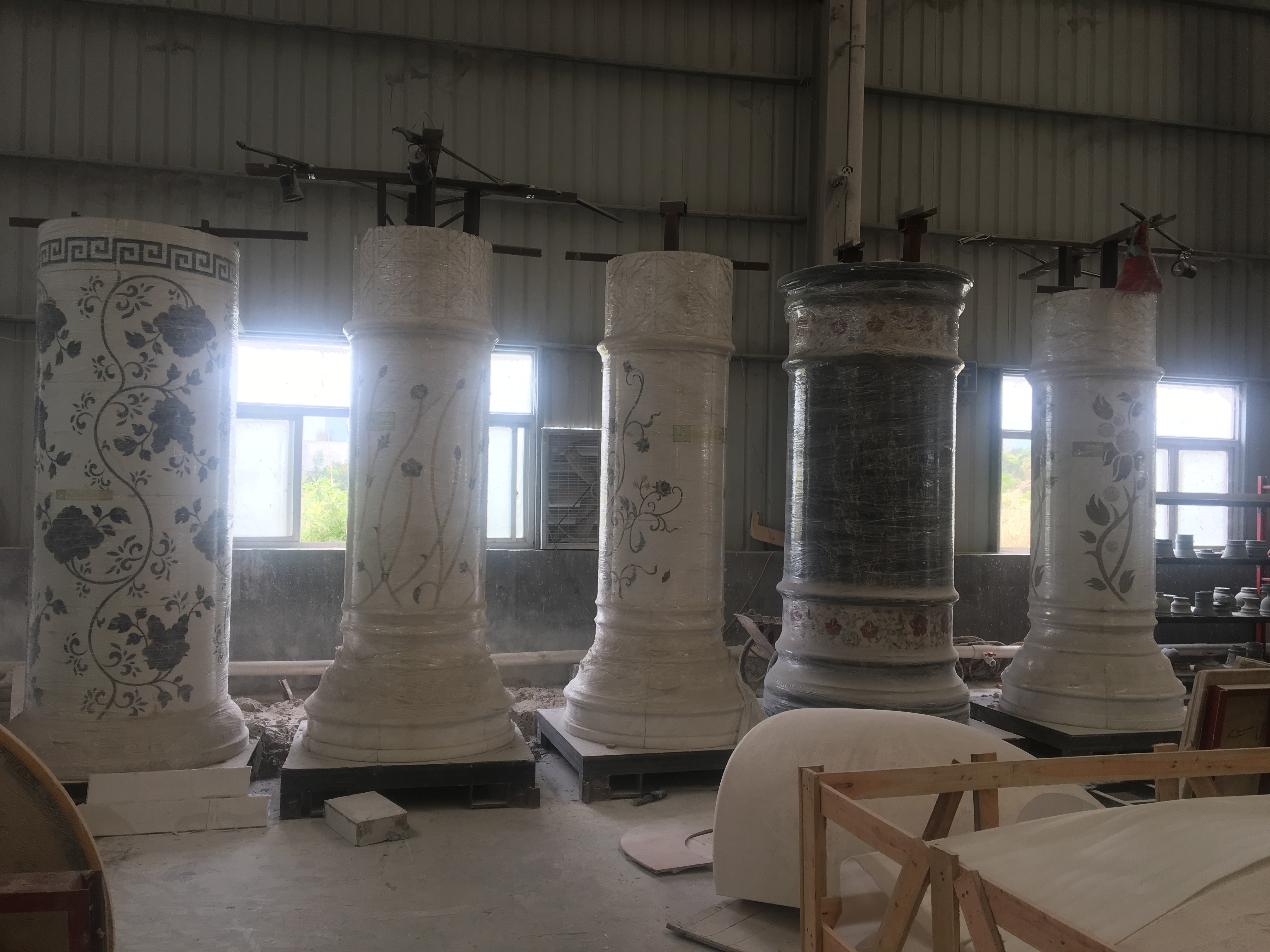 High Speed CNC Diamond Wire Saw Machine CNC-2000/2500/3000 For Special Shapes , Column Slabs