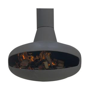 Wholesale Black ISO9001 Wood Burning Fire Pits 800mm Suspended Wood Burner from china suppliers