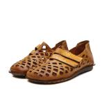 S439 2020 New Women'S Shoes Spot Retro Hollow Cool Flat Women'S Shoes Camel