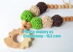 Baby sling necklace, baby bracelet, crochet bracelet, teething bracelet, crochet