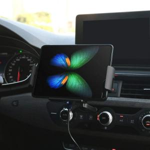 Wholesale FOD 15W Wireless Car Charger Phone Mount 9V Dashboard Windshield Adjustment from china suppliers