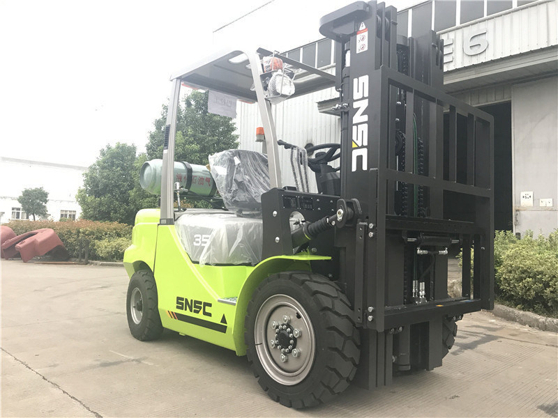 Gas Forklifter LPG Fork Lifts 3.5t Forklift with Gas Cylinderr