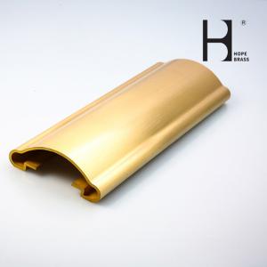 Wholesale Rust Resistant Brass Handrail , HPb58-2.5 Metal Handrail Profiles from china suppliers