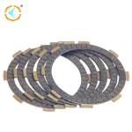 Yellow Motorcycle Clutch Parts / Rubber Clutch Friction Plate For CG125