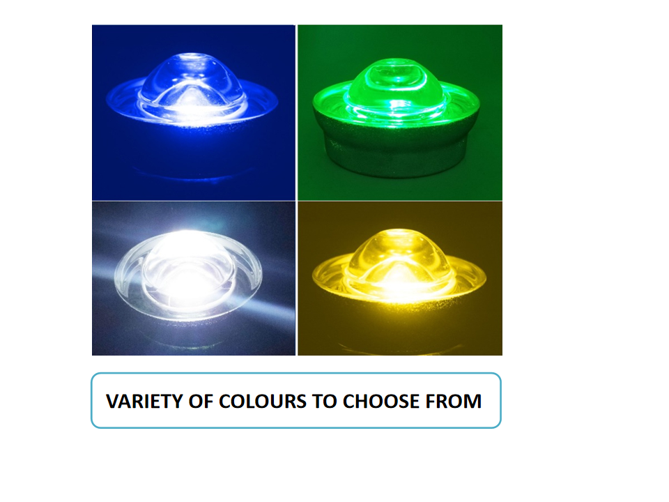 Road Safety Stud High Reflection Solar LED Glass Cat Eye Glass Stud Manufactured