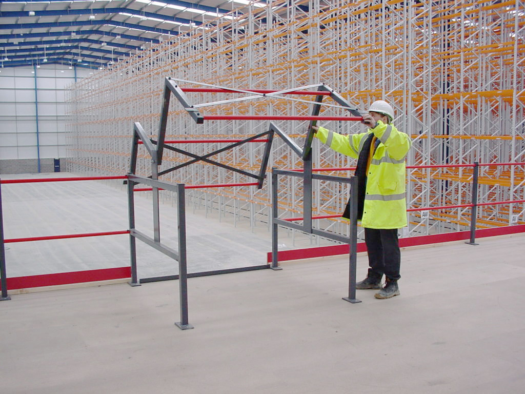 Integrated Stationary Warehouse Storage Racking System Mezzanine Platform with Steel Stair