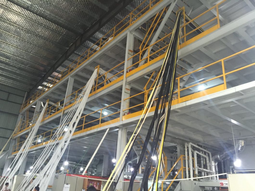 PLA/Pet 100% Total Biodegradable Nonwoven Fabric Production Line in Nonwoven Industry Plant Machinery