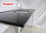 Classic Black Wide Marine Edge Countertop Laboratory Parts 30mm Thickness
