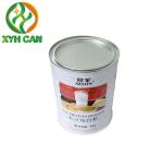 Recycle Metal Tin Can Safety Round Tin Box For Canning Customized Size