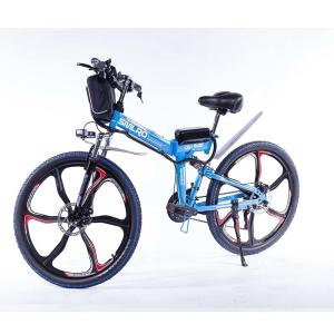 Wholesale Carbon Steel Electric Snow Bike , Integrated 26 Inch Folding Electric Bike from china suppliers