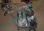 Portable Mobile Milking Machine Farm Trolley , bucket milking machine