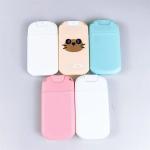 20ml 30ml red blue green plastic credit card perfume mist spray bottle for