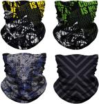 Silk Gaiter Dye Face Tubular Cover Neck Tube Bandanas