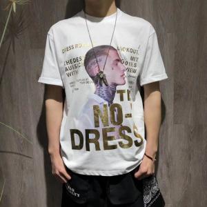 Wholesale Custom Short Sleeve Fashionable Mens T Shirts / Casual Cool Printed T Shirts from china suppliers