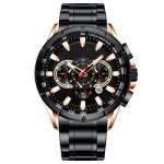 Chronograph Japan Movt Watch Stainless Steel Back