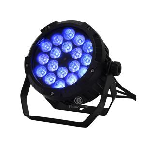 Wholesale Stage Waterproof LED Par Light 18pcs RGBW 4in1 Outdoor LED Par Can For Party Wedding Disco from china suppliers