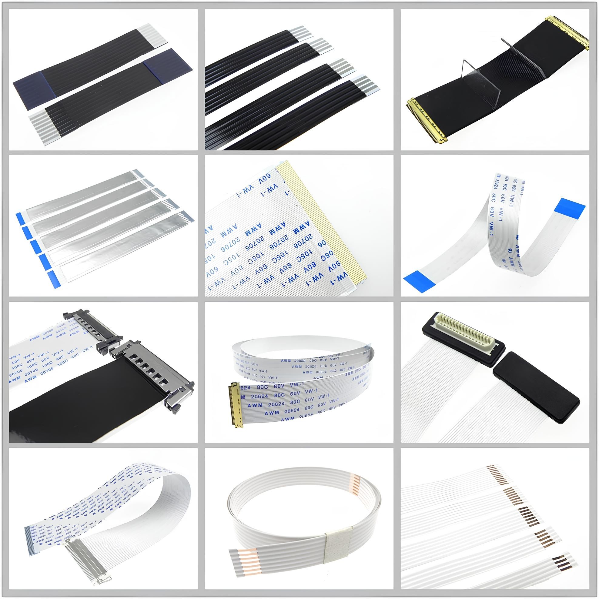 Liquid Crystal Display Connection Ipex Lvds Cable CABLINE-VSF 20645-040T-01 40P 0.5mm Pitch