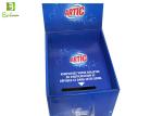 Blue Floor POP POS Displays Pocket Voting Corrugated Tall Cardboard Letter Box