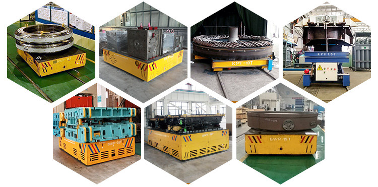 Customized Motorized Steerable Rail Transport Car For Slag Scrap Handling