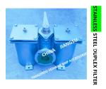 STAINLESS STEEL DUPLEX SEA WATER FILTER, STAINLESS STEEL DUPLEX OIL FILTER,