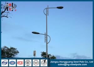 Wholesale Street Lighting Steel Pole Exterior Lamp Posts With Galvanization And Powder Coated from china suppliers